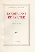 YOURCENAR (Marguerite). | La Couronne et la Lyre. Poèmes traduits du grec.