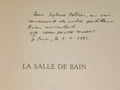 TOUSSAINT (Jean-Philippe). | La Salle de bain.