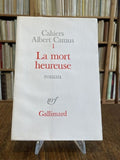 CAMUS (Albert). | La mort heureuse. Introduction et notes de Jean Sarocchi.