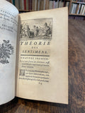 LEVESQUE DE POUILLY (Louis-Jean) | Théorie des sentimens agréables, où, après avoir indiqué les règles que la Nature suit dans la distribution du plaisir, on établit les principes de la Théologie naturelle & ceux de la Philosophie morale.