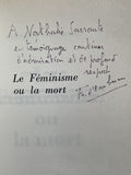 EAUBONNE (Françoise d'). | Le Féminisme ou la mort.