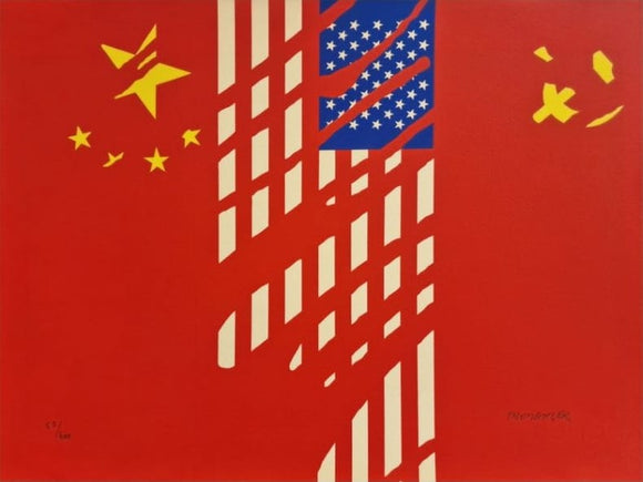 FROMANGER (Gérard). | Drapeau Etats-Unis soviétiques.