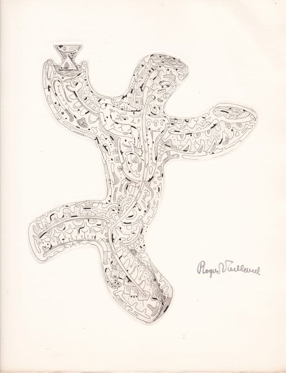 VIEILLARD (Roger). | Invitation illustrée d'une gravure originale signée.