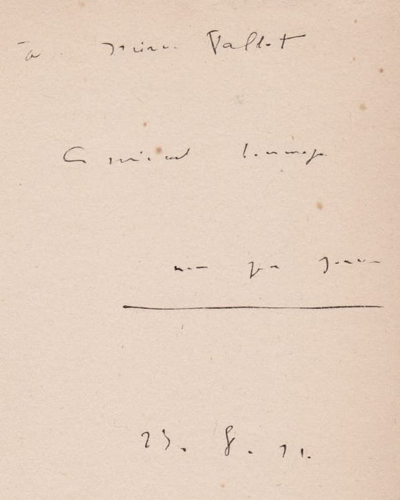 JOUVE (Pierre Jean). | Les Ordres qui changent. Poème.