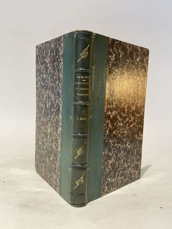 LARCHEY (Lorédan). | Les excentricités du langage français. Deuxième édition.