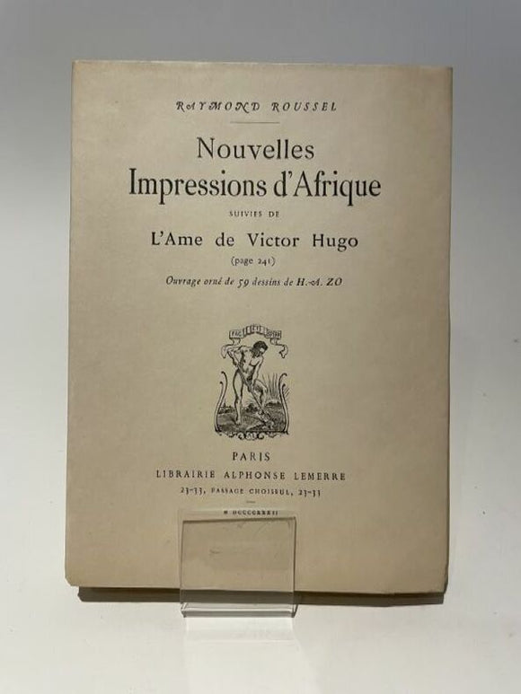 ROUSSEL (Raymond). | Nouvelles impressions d'Afrique.