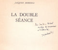 DERRIDA (Jacques). | La Double Séance.