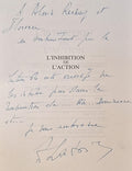 LABORIT (Henri). | L'Inhibition de l'action. Biologie, physiologie, psychologie, sociologie.