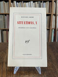 SARTRE (Jean-Paul). | Situations, V. Colonialisme et néo-colonialisme.
