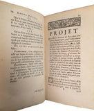 VAUBAN (Sébastien Le Prestre, marquis de). | Projet d'une dixme royale qui, supprimant la taille, les aydes, les doüanes d'une province à l'autre, les décimes du Clergé, les affaires extraordinaires... produiroit au Roy un revenu certain et suff...