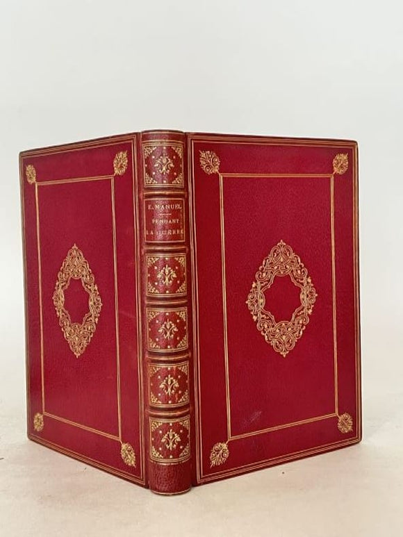 MANUEL (Eugène). | Pendant la guerre. Poésies.