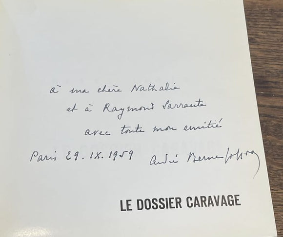 BERNE-JOFFROY. | Le Dossier Caravage. Psychologie des attributions et psychologie de l'art.