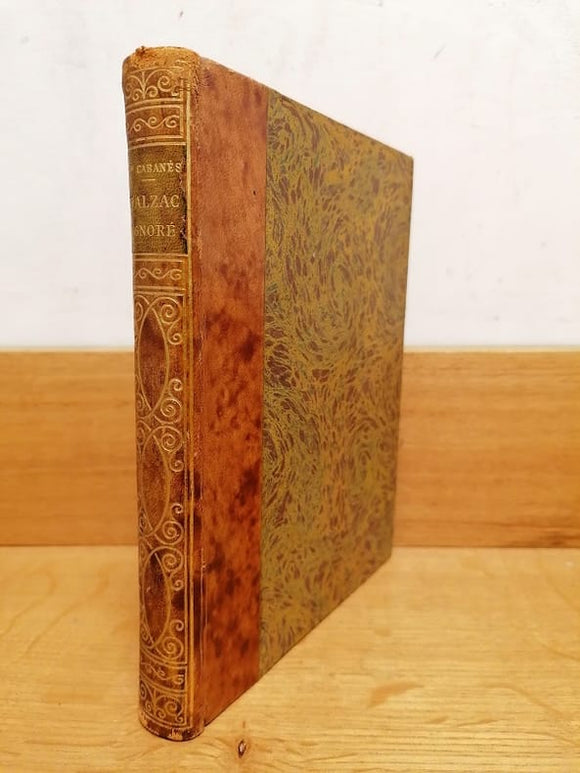 BALZAC (Honoré de) CABANES (Docteur). | Balzac ignoré.