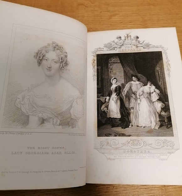 COLLECTIF | Keepsake français ou Souvenir de littérature contemporaine, recueilli par M. J.-B.-A. Soulié... Première année, 1830.