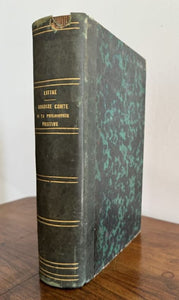 LITTRE (Emile). | Auguste Comte et la philosophie positive.
