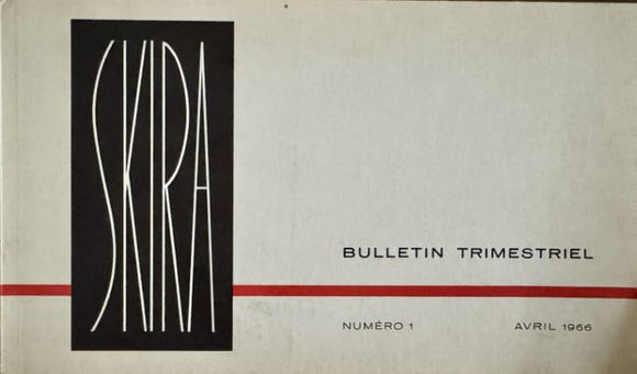 SKIRA | Skira, bulletin trimestriel n° 1 (avril 1966).