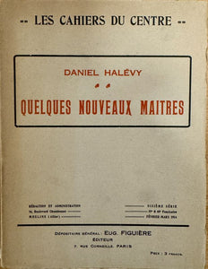 HALEVY (Daniel). | Quelques nouveaux maîtres.