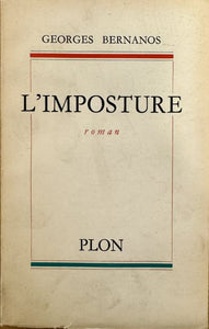 BERNANOS (Georges). | L'imposture.