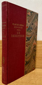 GRIGNON (Claude-Henri). | Le déserteur et autres récits de la terre.
