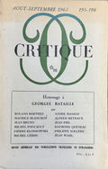 BATAILLE | Hommage à Georges Bataille.
