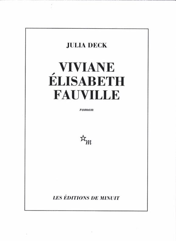 DECK (Julia). | Viviane Elisabeth Fauville.