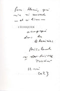 TOUSSAINT (Jean-Philippe). | L'Échiquier.