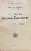 RUSSELL (Bertrand). | Introduction à la philosophie mathématique.