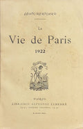 JEAN-BERNARD. | La vie de Paris : 1922.