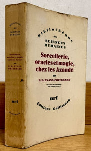 EVANS-PRITCHARD (E. E). | Sorcellerie, oracles et magie chez les Azandé.