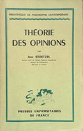 STOETZEL (Jean). | Théorie des opinions.