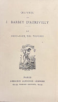 BARBEY D'AUREVILLY (Jules). | Le Chevalier des Touches.