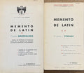 MARZELLE (R.). | Memento de latin. I : Morphologie. II : Syntaxe.