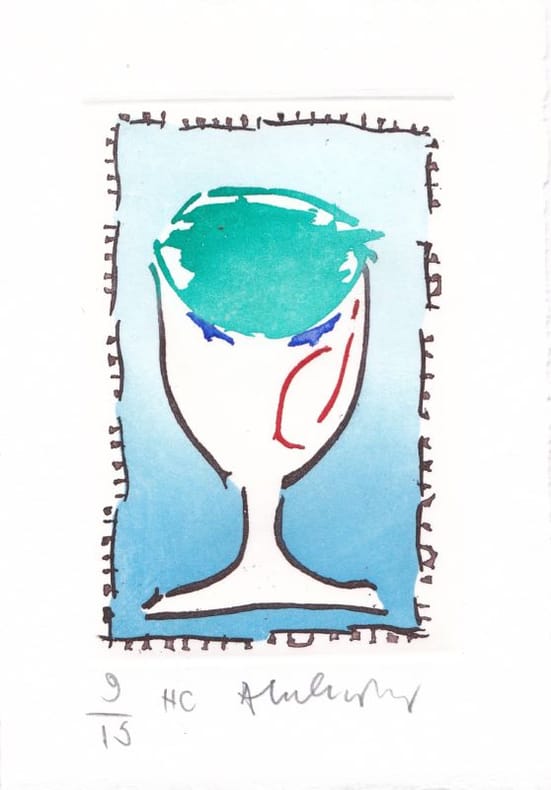 CIXOUS (Hélène), ALECHINSKY (Pierre). | Ciguë. Vieilles femmes en fleurs.