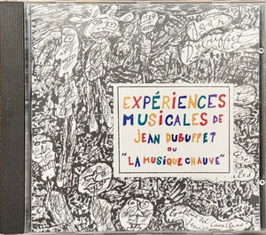 DUBUFFET (Jean). | Expériences musicales de Jean Dubuffet ou "La musique chauve". CD audio.
