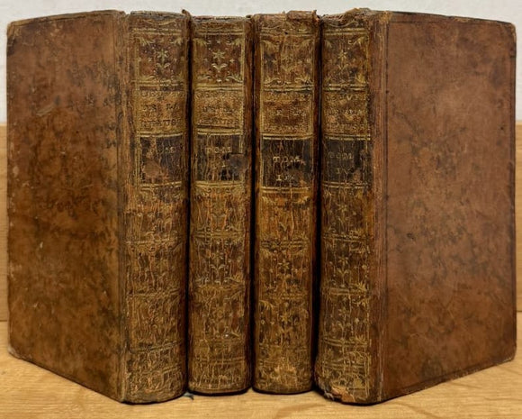 LA CHAUSSEE (Pierre-Claude Nivelle de). | Oeuvres de M. Nivelle de La Chaussée, de l'Académie françoise. Nouvelle édition, corrigée, & augmentée de plusieurs pieces qui n'avoient point encore paru. Tomes 1 à 4.