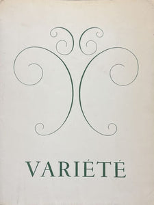 REVUES COLLECTIF. | Variété. N° 2 (1946). Revue indépendante des Lettres et des Arts. Rédacteur en chef : Jacques Doris.