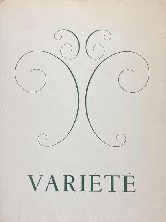 REVUES COLLECTIF. | Variété. N° 2 (1946). Revue indépendante des Lettres et des Arts. Rédacteur en chef : Jacques Doris.