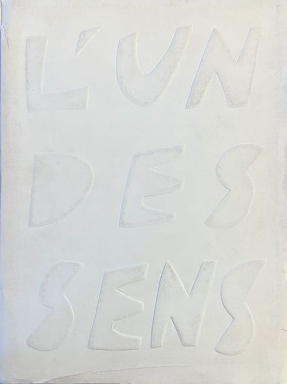 REVUE | L'Un des Sens. N° 1 (printemps 1987).