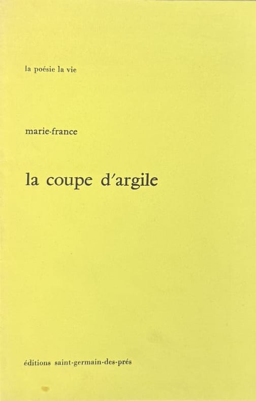 TISSET BETENCOURT (Frances) MARIE-FRANCE. | La coupe d'argile.