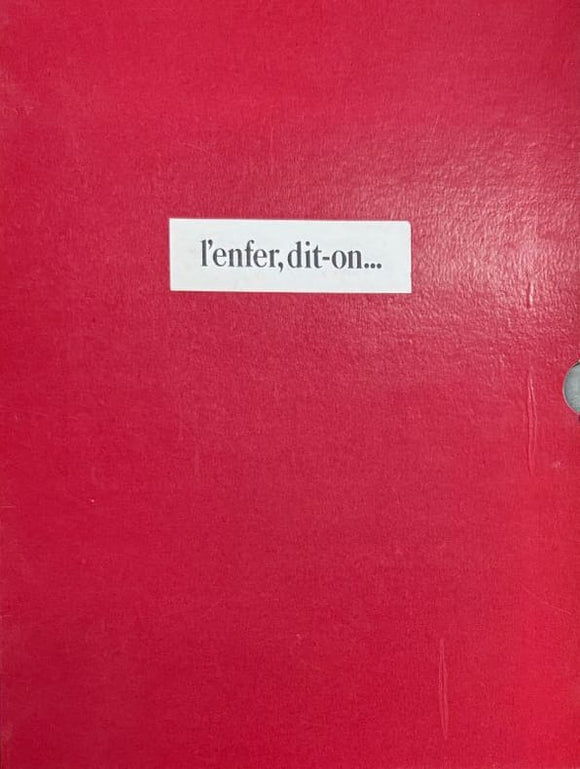 NOEL (Bernard). | L'enfer, dit-on... Dessins secrets (1919-1939). Du Grand Verre de Marcel Duchamp à la Poupée de Hans Bellmer...