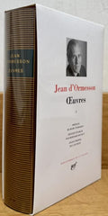 ORMESSON (Jean d'). | Oeuvres, I.