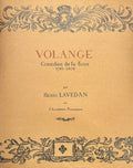 LAVEDAN (Henri). | Volange, comédien de la foire : 1756-1808.
