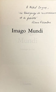 ESCOUBAS (Eliane). | Imago Mundi : topologie de l'art.