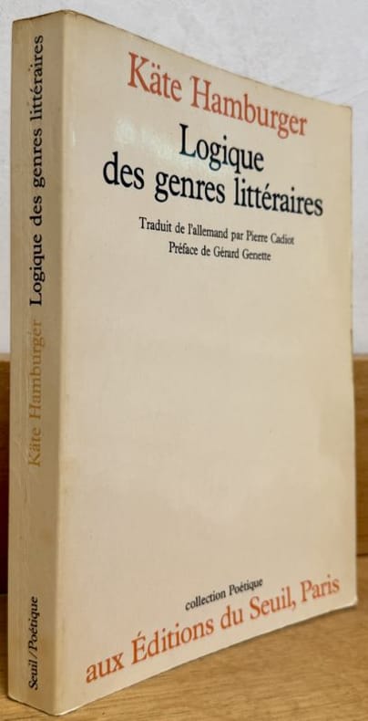 HAMBURGER (Käte). | Logique des genres littéraires.