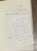MICHAUX (Henri) BHATTACHARYA (Lokenath). | Pages sur la chambre. Traduit du bengali par France Bhattacharya.
