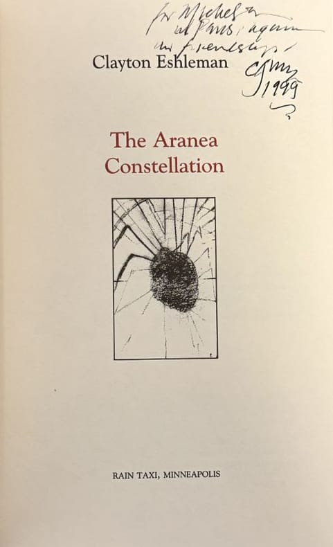 ESHLEMAN (Clayton). | The Aranea Constellation.