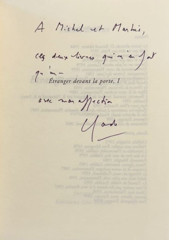 ESTEBAN (Claude). | Etranger devant la porte. I : Variations. II : Thèmes.