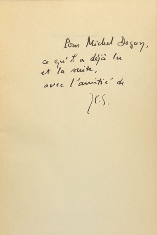 SCHNEIDER (Jean-Claude). | Un jour, énervement.