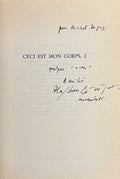 BENEZET (Mathieu). | Ceci est mon corps, 2. Où un homme peut advenir. Miscellanées.
