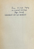 KEMPF (Roger). | Diderot et le roman ou Le démon de la présence.